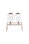 Dual 4L Glass Dispenser with Stand, WD196