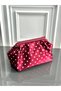 Polka Dot Detailed Satin Fabric Women's Portfolio (Handbag, Crossbody Bag, Shoulder Bag)Ckn-Polka Dot-Portfolio