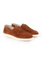Women's Suede Casual Shoes Moccasin Stitched Lightweight Eva Sole Flexible Comfortable Lace-Up Lz5624 - 3