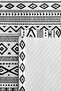Black Geometric Youth Room Single Pique Set - Bohemian Modern 160X220 cm Quilted Bedspread - 7