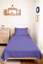 Lila Modern Young Room Single Pique Set - Quilted Minimal Purple 160X220 cm Bedspread - 2