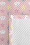 Pink Star Moon Cloud Girl's Pique Set-Pastel Sleep Theme Baby Room Bedspread-160X220 cm - 7