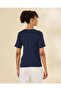 Women Navy Graphic T-Shirt - 3