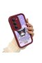 Redmi 15 4g Compatible Case Camera Protector Claret Red Silicone Couple Phone Case Cartoon Pattern - 2