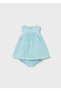 Newborn Baby Girl Dress and Laundry Blue