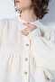 Women's Drawstring Muslin Shirt Natür 31146 - 2