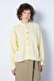 Women's Drawstring Muslin Shirt Yellow 31146 - 4