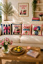 Ays Home Pink Bowknot Maximalist Home Garden 4-Piece Throw Pillow Cover Set - 4