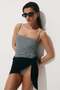 Padded-cup High Leg swimsuit