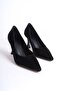 Women's Black Satin Stiletto Tr08Ms27D - 2