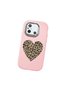 Redmi 12C Compatible Case Camera Protector Pink Silicone Couple Phone Case Heart Pattern - 3