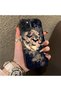 iPhone 11 Pro Compatible Silicone Edge Hard Back Case Couple Phone Case Evening Patterned - 3