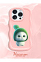iPhone 14 Pro Compatible Case Camera Protector Pink Silicone Couple Phone Case Cute Pattern - 2