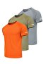 3-Pack of Quick-Dry Athletic Technical Sports T-Shirts