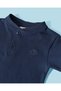 Men Navy Henley Popcorn T-Shirt - 2