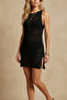 Women's Basic Back Detailed Sleeveless Beach Style Knitwear Short Dress Pareo - 2