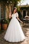 Girl's White Pearl Crown Gift Princess Evening Dress (Wedding, Engagement, Marriage, Birthday, Party, Graduation) - 7
