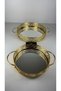 Set of 2 Mirrored Trays Girl's Wish Engagement Promise Presentation Tray Decorative Serving Tray Chocolate Tray Treat Tray - 4