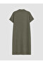 Two Mt Shop Quality Shirt Collar Plus Size 100% Cotton Dress - 8