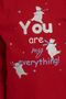 You Are My Everything Mother Daughter Red Long Sleeve Pajama Set - 5