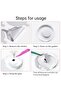300pcs Foil Sticker Pads(10 Sheets) Eyelash Extension Adhesive Glue Pallet Sticker Pads, Adhesive... - 4