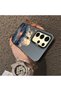Samsung Galaxy S24 Ultra Compatible Silicone Edge Hard Back Case Couple Phone Case Tower Pattern - 4