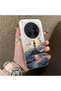 Vivo X300 Pro Compatible Silicone Edge Hard Back Case Couple Phone Case Tower Pattern - 3