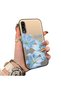 Samsung Galaxy A30S Compatible Silicone Edge Hard Back Case Couple Phone Case with Floral Pattern