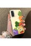 Samsung Galaxy S20 Fe Compatible Silicone Edge Hard Back Case Couple Phone Case with Cartoon Pattern - 3