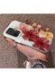 Poco F7 5g Compatible Silicone Edge Hard Back Case Couple Phone Case with Floral Pattern - 2
