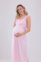 New Season Powder Lace Summer Special Design 100% Cotton Maternity Nightgown