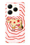 Infinix Hot 40I Compatible Cowboy Cow Pattern Transparent Phone Case