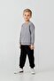 Boy's Printed Gray Long Sleeve Tracksuit Set Us2606-C-V2 - 5