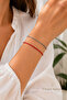 Set of 2 Red Gray Rope Bracelets Adjustable Unisex Macrame Lucky Bracelets - 2