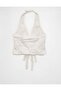 AE Denim Bow-Front Vest - 6