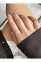 Gold Two-Pointed Tiny Ring