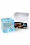 Cube Glitter Squishy Ball Sparkle Jelly Cube Stress Ball Squeezable Sensory Toy Solid Soft Squeeze Toy