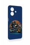 Oppo A3 Compatible Moto Rider Patterned Silicone Case - 3