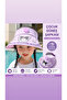 Cute Cat Kuromiii Patterned Children's Sun Hat Upf50+ Uv Protection Foldable Visor 3-12 Years Old Purple - 4