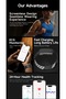 Same woop 2-in-1 Silicone & Nylon Sport Watch Band Compatible with Smartwatch Adjustable Black Strap Set - 5