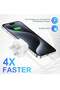 40W Dynamic Power Adapter With 60W Max With USB-C to C Cable for iPhone White - 3