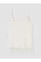 Lcw Vision Ecru U-Neck Lace Detailed Blouse with Rope Straps - 8