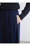 Lcw Grace Navy Blue Belmando Flared Skirt with Elastic Waist - 6