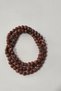 99 Lu 6 mm Brown Star Stone Natural Stone Necklace, Bracelet, Rosary - 3
