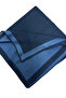 Double-Sided Plain Cotton Silk Scarf Ls2200 06-Navy Blue-Blue - 5