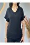 Shoulder-Detachable Bird-Eye Collar Blush - 2