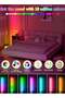 Smart RGB Floor Lamp, RGB Corner Floor Lamp with App/Remote Control/Dimmable/Music Sync, Smart Floor Light - 6