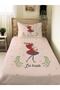 Girl Patterned Baby and Child Printed Single Pique Set 160 X 220 cm