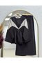 Zergül Hooded Waist-Tightening Pants Suit-Pn3149 Brown - 2