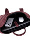 Burgundy Still Genuine Suede Leather 13-14 Inch Macbook/Laptop Bag - 4